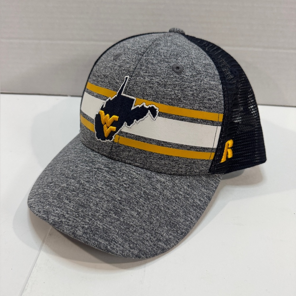 West Virginia Mountaineers Trucker style hat. Snapback Pre-owned